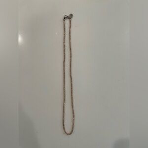 Chan Luu Rose Gold Plated Sterling Silver Nugget Necklace